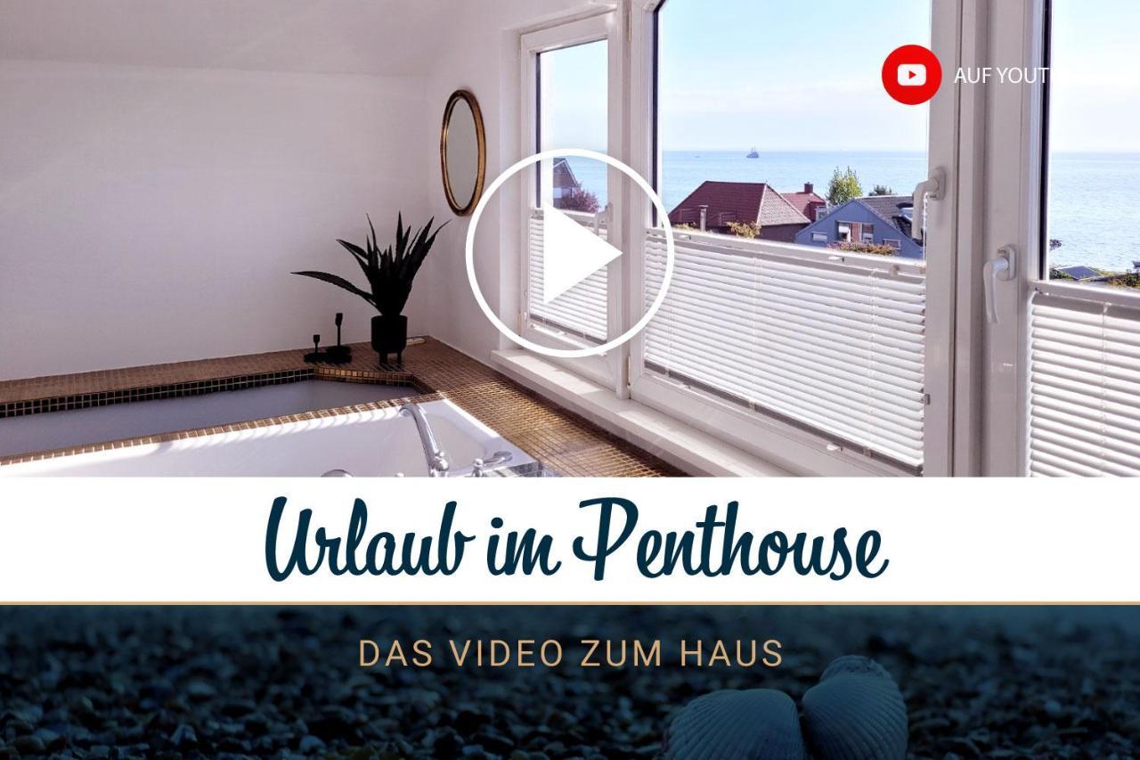 Grosse Penthouse Ferienwohnung Mit Meerblick, Sonnenterrasse & Luxusbad Von "Momentic" Sierksdorf Exterior foto